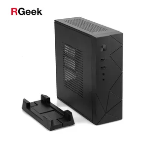 RGeek C03 Vertical Horizontal Fanless HTPC Sim Mini PC ITX Case with PC Mount Stand