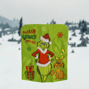 Nueva Funda para Silla Grinch de Poliéster 56x46cm, Decoración Duradera para el Hogar, Fiesta de Navidad, para Comedor, Cocina, Venta al por Mayor de Fábrica - Product Image 3