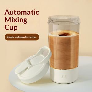 Bouteille de shaker à protéines électrique personnalisée de 400 ml, rechargeable par USB, mélangeur automatique pour la salle de sport, vente en gros - Product Image 3