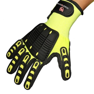 Gants de travail de sécurité Seeway Direct Factory CE résistants aux chocs en TPR, <span class=keywords><strong>anti</strong></span>-coupure, enduits de nitrile, pour le secteur pétrolier et minier - Product Image 1