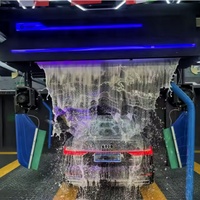Machine de lavage de voitures électrique automatique sans contact, démarrage rapide, sans surveillance, IoT Cloud, taille personnalisable, acier inoxydable, 3 min