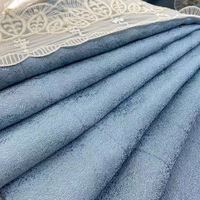 Moderne minimaliste petit jacquard rose frais occultant rideaux de haute précision fini chambre à coucher salon lumière luxe personnalisé.