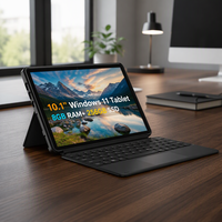 Tablette PC de bureau CHUWI Hi10X2, Intel Pentium Gold 6500Y, 8 Go de RAM LPDDR3, 256 Go de SSD, écran 10,1 pouces, Windows 11, tablette portable avec clavier