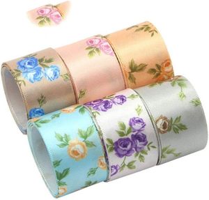 ริบบิ้นโพลีเอสเตอร์รีไซเคิล 100% แบบสองหน้าสไตล์จีน พิมพ์ลายฟอยล์สีทอง/สีเงิน สำหรับห่อของขวัญ - Product Image 3