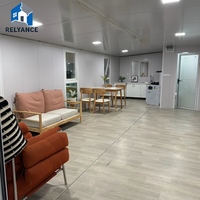 Kit de maisonnette RELYANCE, modèle chinois, bien isolé, avec toilettes et douche, pour jardin, taille familiale, maison de vacances, terrasse