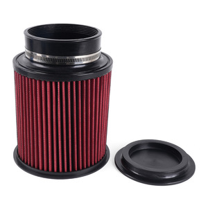 Filtro de aire de alto flujo de 102 mm, rojo, 160 mm de diámetro, para mejora de automóviles E9289 - Product Image 2