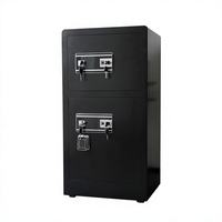 Coffre-fort de sécurité anti-vol robuste pour bureau, avec lecteur d'empreintes digitales et clavier numérique, pour bureau de direction et usage domestique