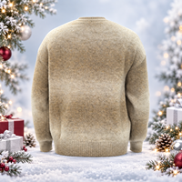 Pull en maille col roulé personnalisé en gros, 400 GSM, épais et chaud, pour hommes et femmes, idéal pour l'hiver et le quotidien