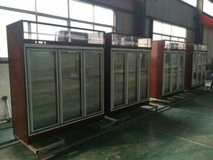 Réfrigérateur vertical à Double porte, pour boissons froides, supermarché, prix pour réfrigérateur et congélateur, 1 pièce - Product Image 4