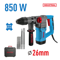 Perceuse à percussion électrique multifonctionnelle FIXTEC 800W pour béton et pierre, perceuse rotative SDS-Plus