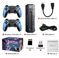 Console de jeu sans fil X2blue pour deux joueurs, sélectionnée avec soin, avec plus de 30 émulateurs, 4K HDR 3D, 64 Go de mémoire, pour le commerce transfrontalier