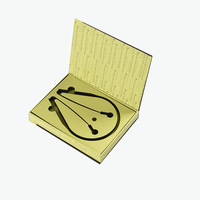 Boîte d'emballage en papier personnalisable pour écouteurs et casques de sport filaires GMI avec gaufrage, laminage mat, revêtement UV, recyclable
