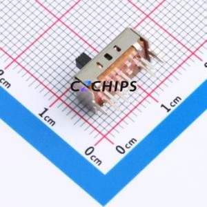 SS-23D06-G030 Slide Switch DIP-8P,12.7x7mm Switch Double Pole Four Throw Rectangle Pin Header PC Pin 12.7mm - Product Image 2