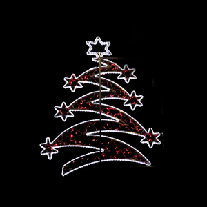 Luces de Navidad 2D para Columnas, Decoración Impermeable para Farolas con Motivos Festivos de Calle, Luna y Ramadán, Ideales para Exteriores - ¡Venta Caliente! - Product Image 6