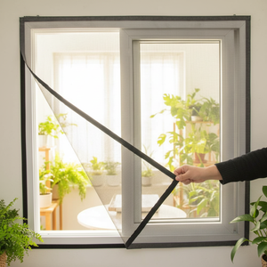 Mosquitera Retráctil de Fibra de Vidrio con Diseño Moderno y Malla de Diamante, Antimosquitos y Antiinsectos, en Oferta - Product Image 6