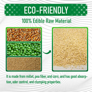 Lettiera per Gatti in Mais Naturale Biodegradabile Senza Polvere Agglomerante Forte Smaltibile Ecologica Controllo Odori all'Ingrosso - Product Image 2