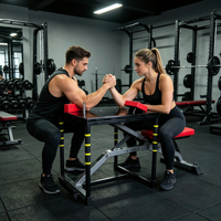 Table de lutte des bras pour la salle de sport, entraînement complet de fitness et de force