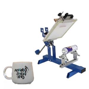 High Manual <b>Cup</b> Curved Drum Screen Printing Machine Circular Designs Manual Control Easy to Operate With Intuitive Controls. Sin - Product Image 1