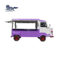 Camionnette à glaces JX-BT450CTE en aluminium et acier inoxydable, électrique/gaz, 3 roues, 3000W, mini-remorque, équipement de restauration rapide à vendre