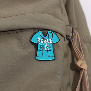 Broche médicale créative en métal en gros, cœur, infirmière, vêtements, trousse médicale, <span class=keywords><strong>ambulance</strong></span>, scalpel, badge de dessin animé, épingles punk, bijoux - Product Image 3
