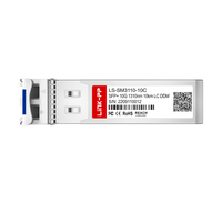 Module SFP+ 10G LR compatible Ubiquiti UF-SM-10G, branchement à chaud, 1310 nm, 10 km, monomode, duplex, émetteur-récepteur optique LC