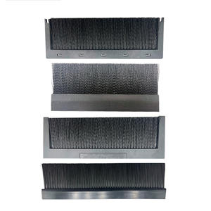 แผงปิดสายไฟ Rittal Schneider TPE พร้อมแปรงปัดสายไฟสีเหลือง วัสดุขนแปรงมาตรฐาน <span class=keywords><strong>UL94</strong></span> <span class=keywords><strong>V2</strong></span> <span class=keywords><strong>V0</strong></span> - Product Image 6