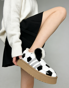 <span class=keywords><strong>Botas</strong></span> <span class=keywords><strong>de</strong></span> Nieve para Mujer, Antideslizantes, Forro <span class=keywords><strong>de</strong></span> Algodón, Diseño Cómodo, Transpirable y Cálido, Estilo Tobillero, Fútbol 2026 - Product Image 1