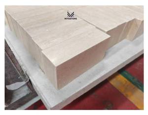 Azulejos de Travertino Blanco Moderno al por Mayor, Pulidos, Ecológicos, Decoración de Paredes Interiores para Baños, Villas, Apartamentos y Hoteles - Product Image 1