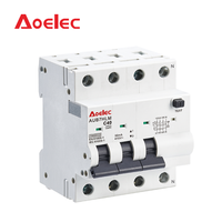 Disjoncteur différentiel électromagnétique bipolaire AUB7HLM, certifié CE et CCC, capacité de coupure de 10 kA, rail DIN