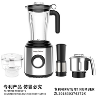 Happy Partner - Mixeurs et centrifugeuses de qualité supérieure, mixeur électrique, moulin à épices, mixeur multifonction 4 en 1, robot culinaire