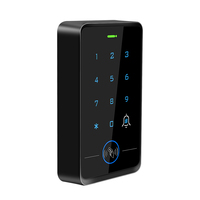Control de Acceso con Teclado RFID IP65 Resistente al Agua, con Botón de Salida y Sensor de Entrada para Edificios de Departamentos