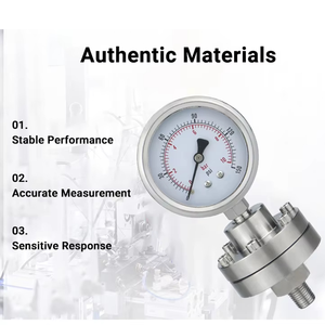 OEM Customizável 2.5 Inch (60mm) Ar Óleo Água Hidráulica Manômetro Diafragma Pequeno Manômetro - Product Image 3