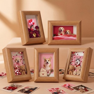 Wholesale Cute Mini MDF Wood Square Table <b>Picture</b> <b>Frame</b> <b>Small</b> Cute Decorative Kids Baby Dog Couple Card Photo Gift - Product Image 4