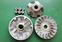 Ensemble de poulie motrice AN125 Z0052 pour scooter Neptune 125, 17 dents, cannelure interne, variateur de transmission par courroie à 28 degrés