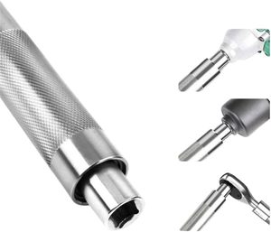 Llave de extensión de 1/2 pulgada para herramientas neumáticas, llave de extensión manual para aumentar el torque, juego de llaves de extensión - Product Image 4