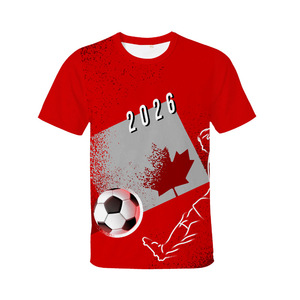 Camiseta Deportiva Personalizada de Fútbol, Transpirable, de Secado Rápido, Antibacteriana, Resistente al Agua, de Poliéster y Algodón, Diseño Nuevo, Venta al Por Mayor - Product Image 1