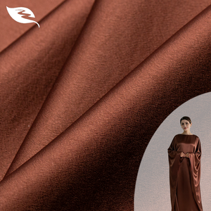 Abaya al por Mayor, Excelente Textura, Abaya 100% Poliéster, Satén Crepé Trenzado, Negro Dubai, 175GSM, Tela Tejida para Vestido/Túnica <span class=keywords><strong>de</strong></span> Mujer - Product Image 1