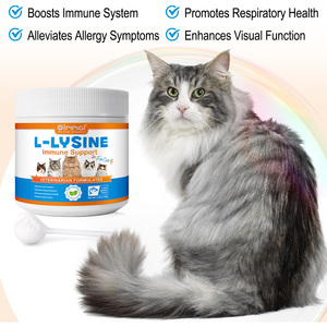 Complément alimentaire pour animaux de compagnie Oimmal, soins de santé, poudre naturelle de L-Lysine pour chats, soutien immunitaire, santé respiratoire, fonction nasale et oculaire - Product Image 6