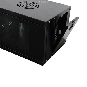 Mini 6U máy chủ Rack với lưới/kính cửa trước và có thể điều chỉnh đường ray kim loại Rack mount trường hợp máy tính với tốt giá máy chủ giá - Product Image 5