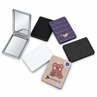Winway Paris Vente en gros de miroirs cosmétiques portatifs personnalisés avec logo, miroir de maquillage pliable de poche