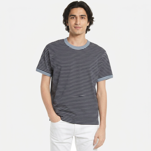 T-shirt à col rond surdimensionné de haute qualité, confortable, multicolores, avec logo personnalisé, 100% coton, t-shirts pour hommes - Product Image 1