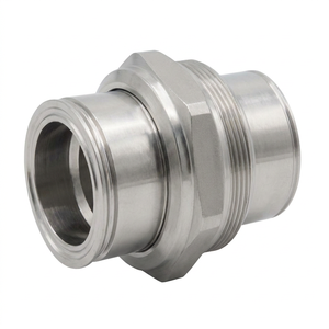 Raccordo Dritto in Acciaio Inox/Ottone da 10mm con Filettatura Piatta 1/2-5/8 BSP - Product Image 1