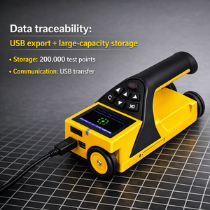 Handscanner für Betonbewehrung, Bewehrungslokalisierer & Abdeckungsdickenmessgerät 1-185 mm, Durchmesser 6-50 mm, USB-Übertragung, 200.000 Punkte - Product Image 5