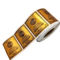 Rollos de Etiquetas Autoadhesivas de Papel Recubierto, Vinilo PVC, PET, PP, Tela Reflectante Magnética, Impresión CMYK con Forma Personalizada