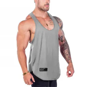 Mesh Quick Dry Men's Muscle Mens Tank Top Sleeveless Travel Gym Workout Stringer Tank Tops Bodybuilding Fitness T-Shirts