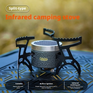 Réchaud de camping infrarouge pliable et portable pour cuisson en extérieur - Product Image 2