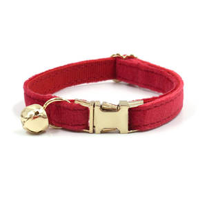 Collier pour <span class=keywords><strong>chat</strong></span> en velours élégant <span class=keywords><strong>et</strong></span> tendance, personnalisé avec gravure, <span class=keywords><strong>nom</strong></span> de l'animal de compagnie, petite cloche, colliers pour chiens - Product Image 2