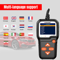 Plug and play konnwei kw650 testeur de charge de batterie automobile analyseur de batterie de moto 100-2000 CCA