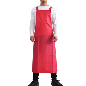 Tablier imperméable à double bretelle, couleur unie, pour la cuisine, uniforme de travail, unisexe pour adulte - Product Image 5