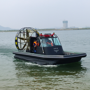 Bateau amphibie à coque en caoutchouc de 300 CV, capacité de charge de 1,0 t pour l'entretien des parcs éoliens et la culture agricole et pêchère - Product Image 1